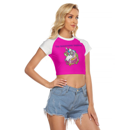 All-Over Print Women's Raglan Cropped T-shirt